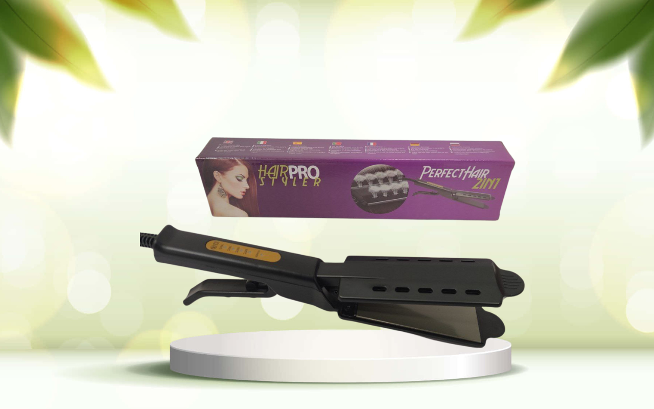 Scopri la piastra 2 in 1 Hair Pro Style: asciuga e liscia i capelli in un attimo